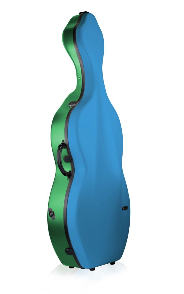 Bam Bonbon Hightech Cello Case No Wheels Blue/Green