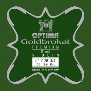Goldbrokat Violin String E Premium Brassed Loop Extra Thin