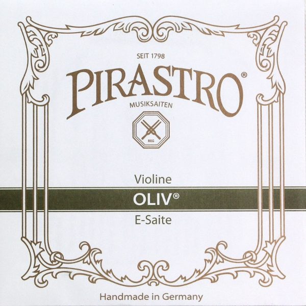 Olive Violin String E Loop Steel/Gold Soft (Packet)