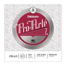 Load image into Gallery viewer, D&#39;ADDARIO PRO ARTE CELLO STRING Set 4/4
