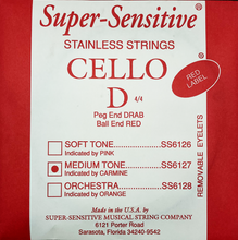 Load image into Gallery viewer, SUPERSENSITIVE CELLO STRINGS
